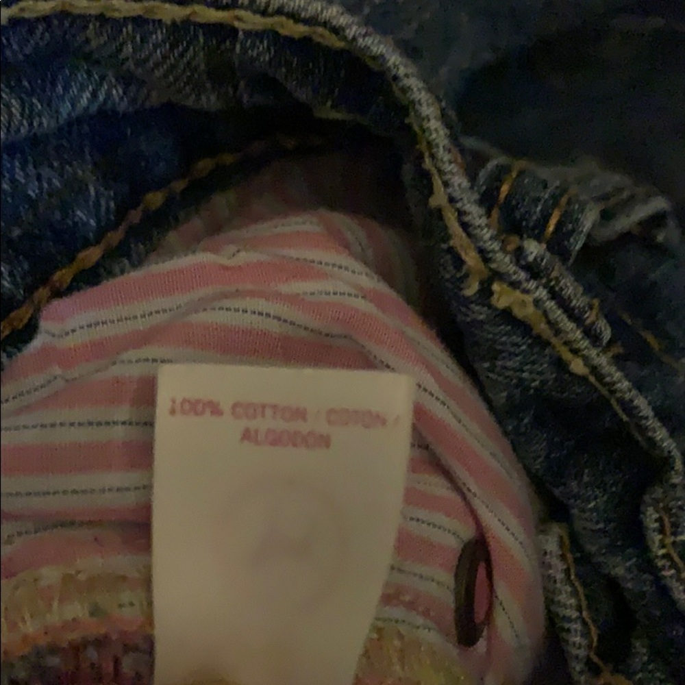 Pink Victoria's Secret Jeans Jeweled Distressed - Picture 8 of 8
